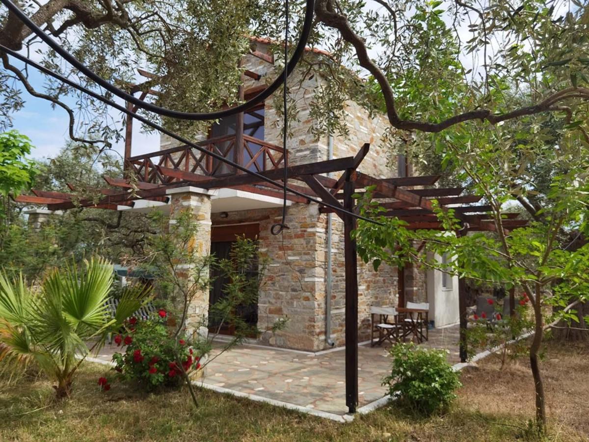 Elea Stone Houses In Organic Quiet Olive Grove, Prinos, Thassos Dış mekan fotoğraf
