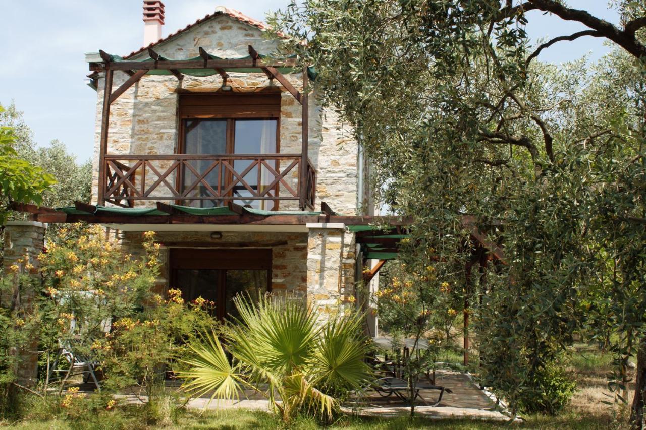 Elea Stone Houses In Organic Quiet Olive Grove, Prinos, Thassos Dış mekan fotoğraf