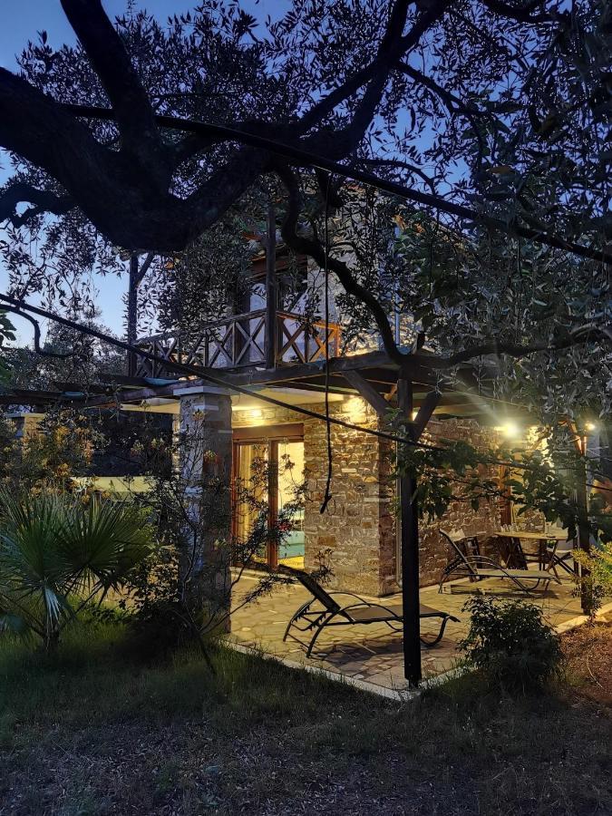 Elea Stone Houses In Organic Quiet Olive Grove, Prinos, Thassos Dış mekan fotoğraf