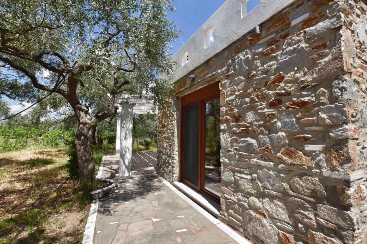 Elea Stone Houses In Organic Quiet Olive Grove, Prinos, Thassos Dış mekan fotoğraf