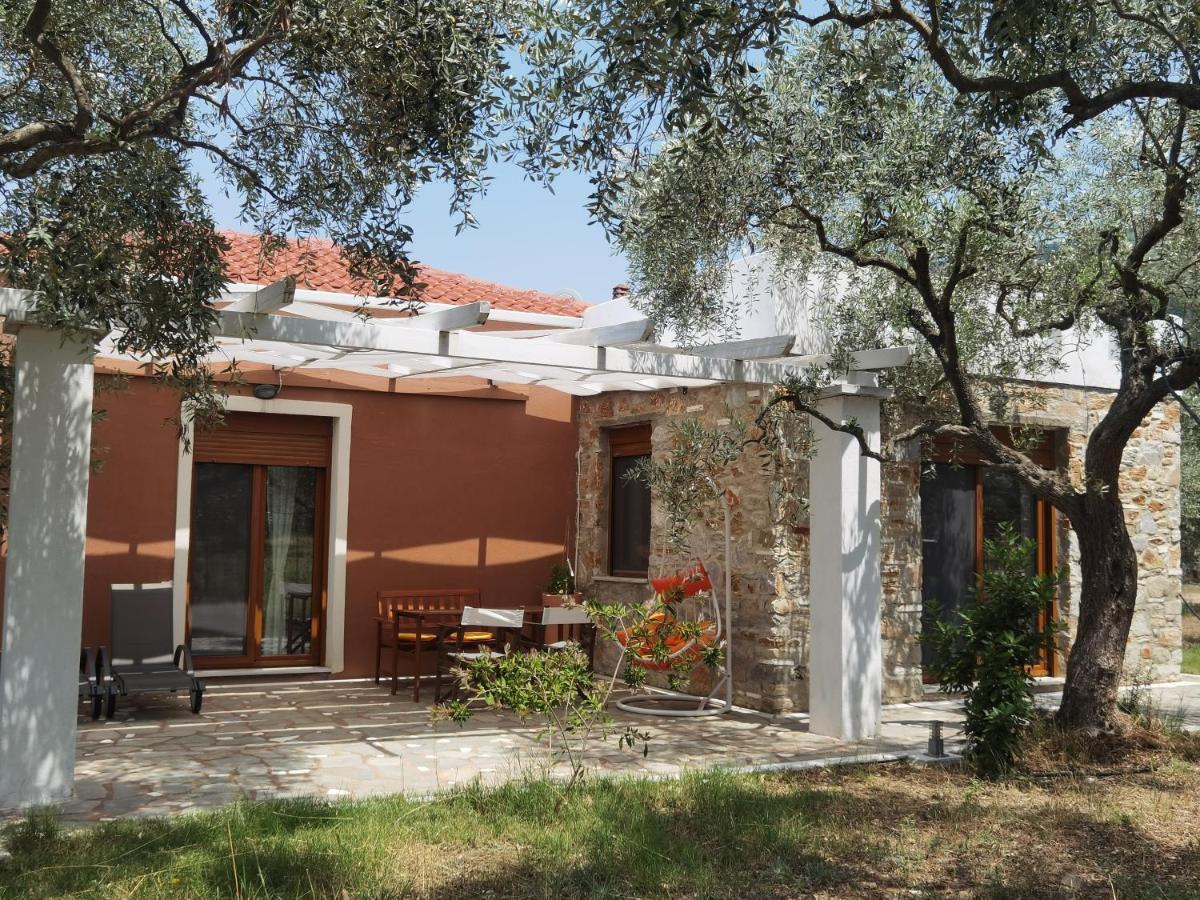 Elea Stone Houses In Organic Quiet Olive Grove, Prinos, Thassos Dış mekan fotoğraf